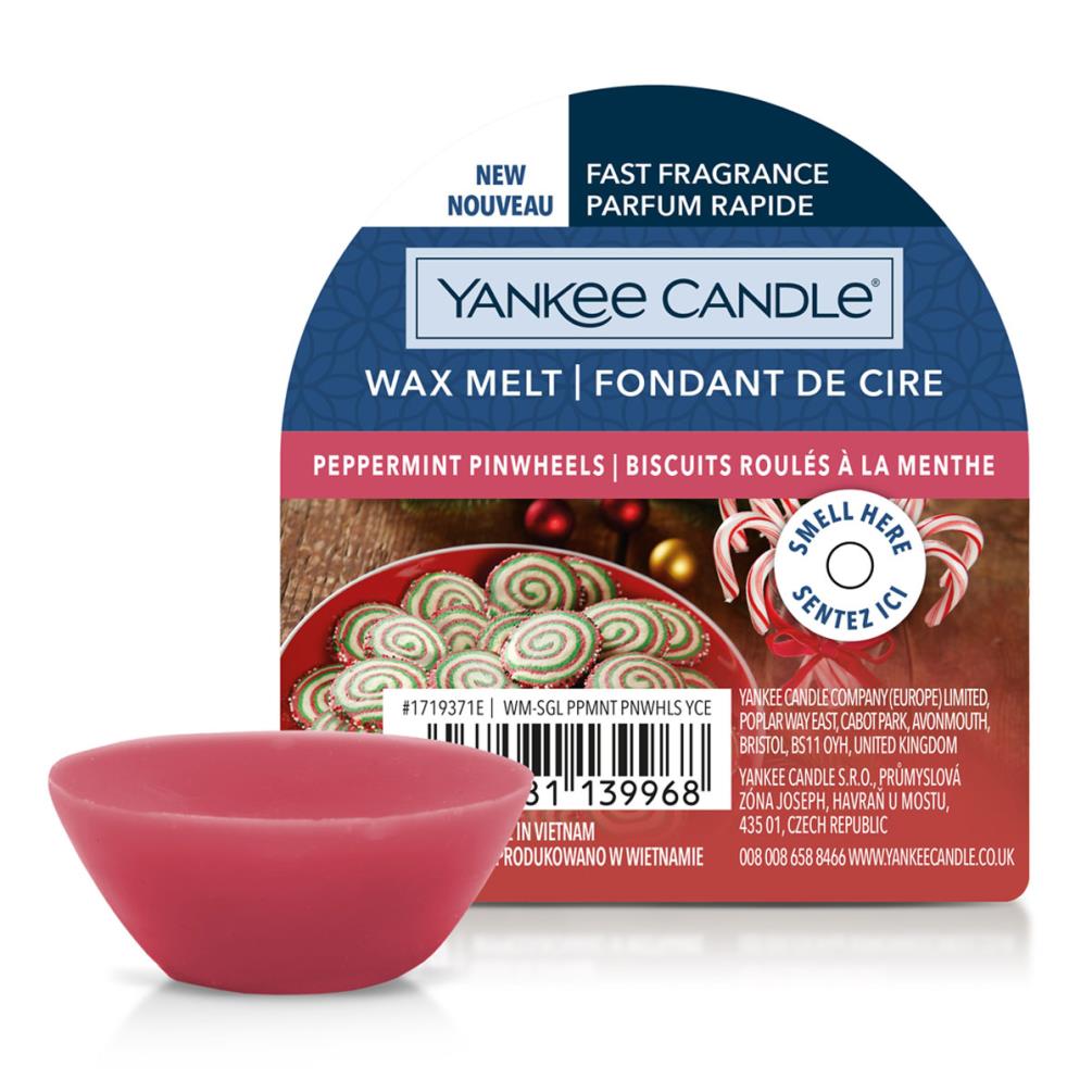 Yankee Candle Peppermint Pinwheels Wax Melt £1.19